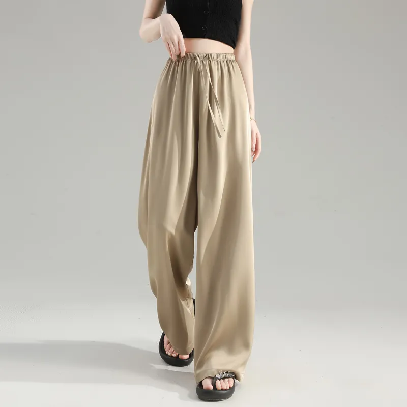 Tonlion Casual Pants Women's Khaki-1