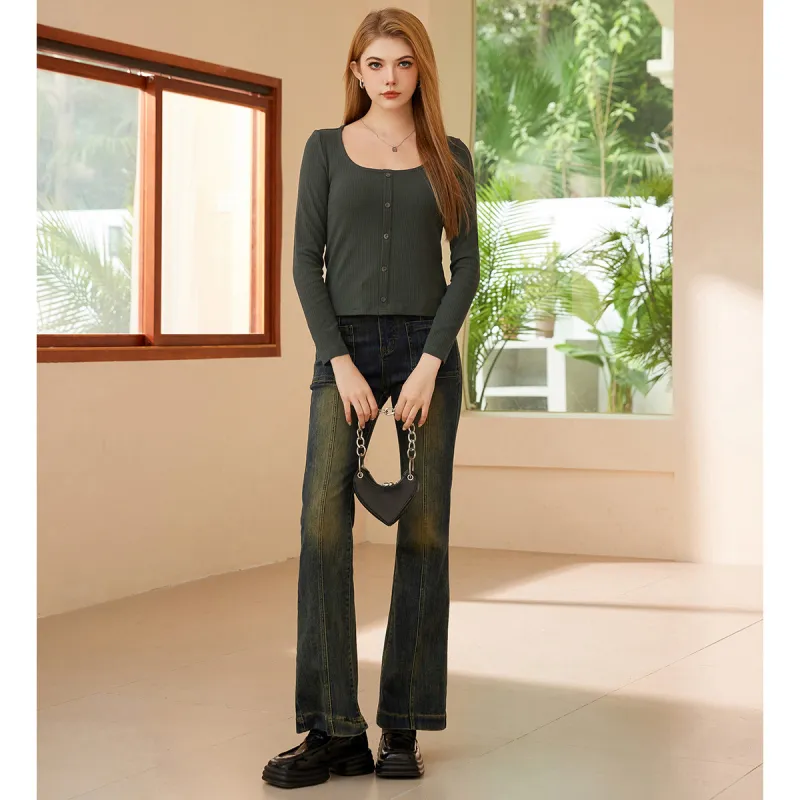 FAWENXIANGZI Regular T Shirt Women's-1
