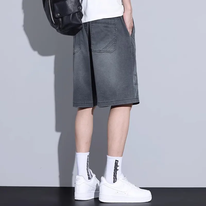 Tonlion Denim Shorts Men-2