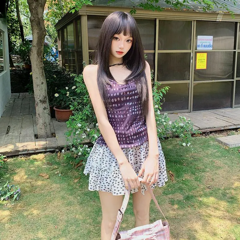 YINLEI Casual Short Skirts Women's-4
