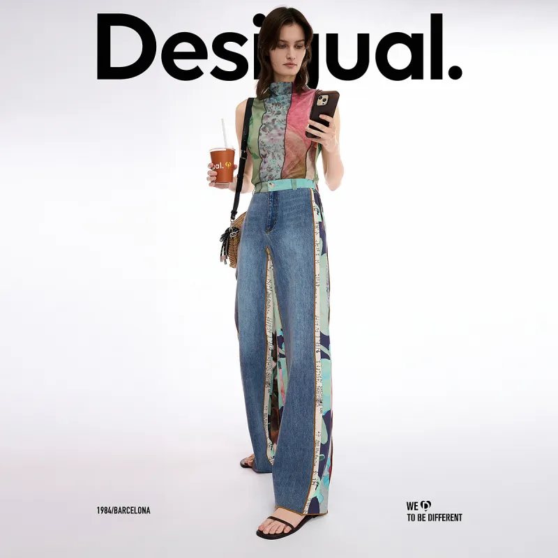 Desigual Jeans Women's Blue-2