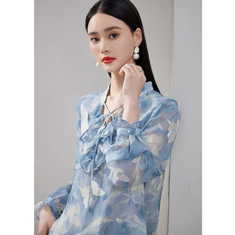 Hang Yi Court Shirts Women's Blue-1