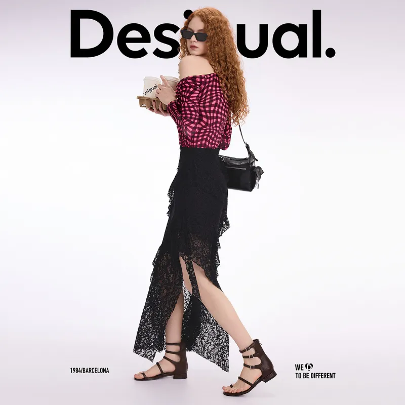 Desigual Casual Long Skirt Women's-4