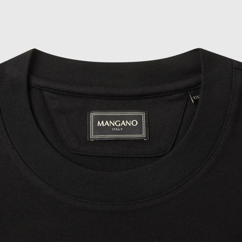 MANGANO T Shirts Men Black-3