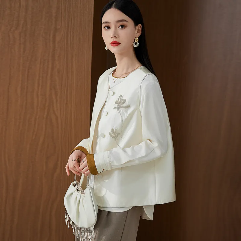 Hang Yi Court Jackets Women's White-1