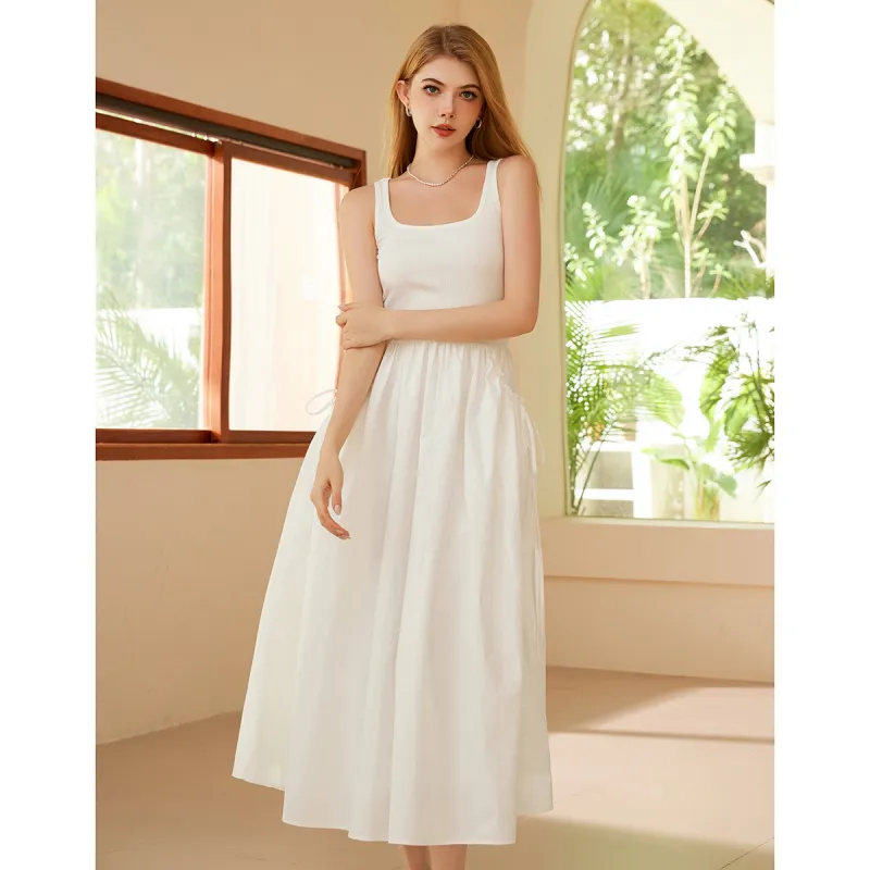 FAWENXIANGZI Slip Dress Women's-1
