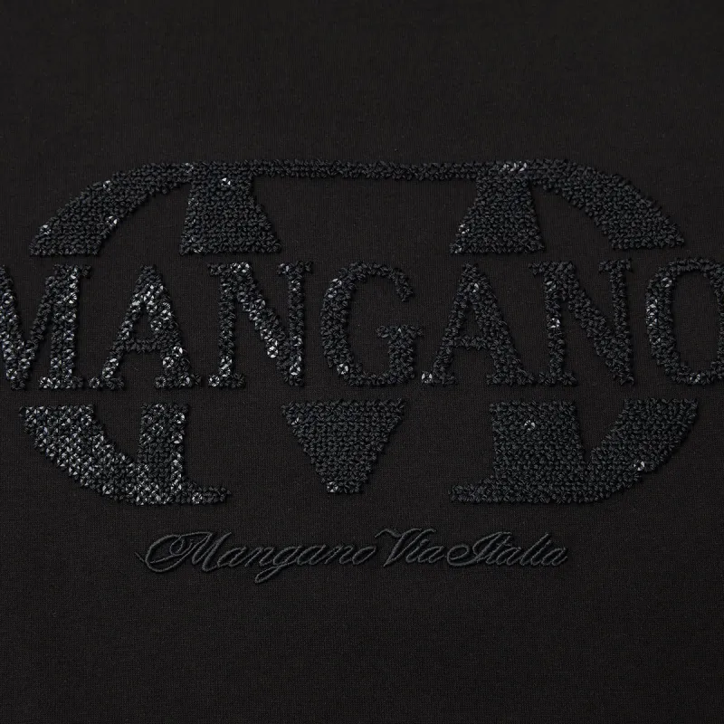 MANGANO T Shirts Men Black-4