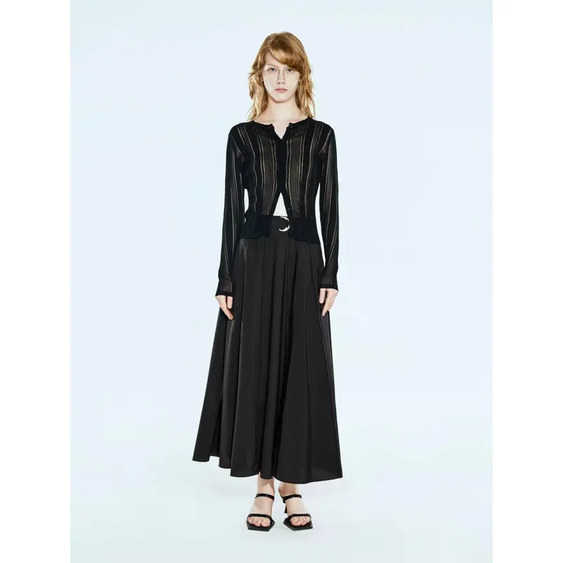COVERINS Casual Long Skirt Women's-4