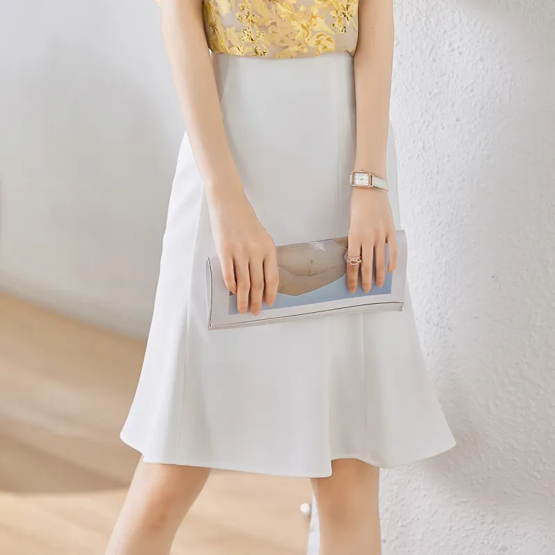 Hang Yi Court Casual Long Skirt Women's-3