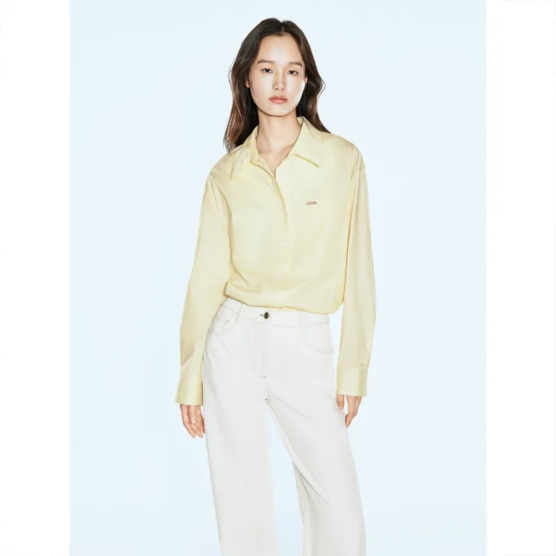 COVERINS Shirts Women's Light Yellow-4