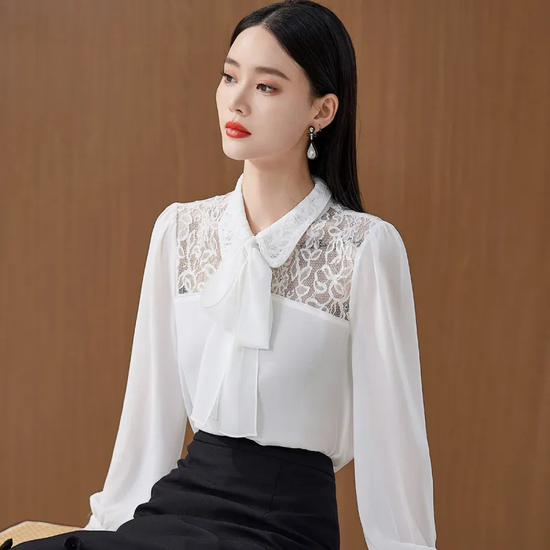 Hang Yi Court Shirt Women's White-2