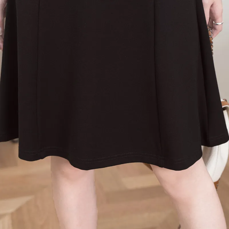 FAWENXIANGZI Short Sleeved Dress Women's-6