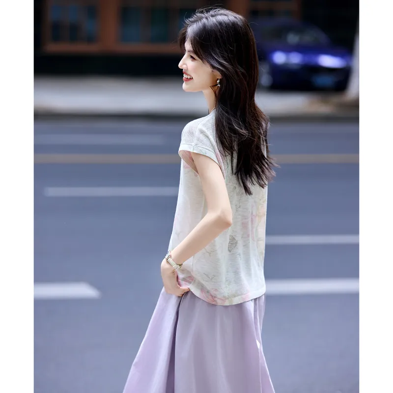 Still Quiet Shirt Sleeve T Shirt Women's-3