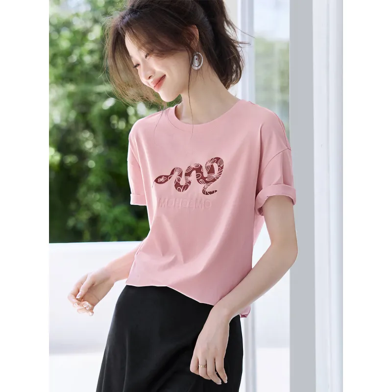 Mo Han Yi Mei Regular T Shirt Women's-1