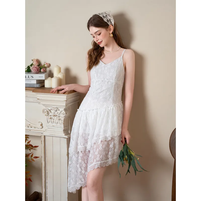 BANANA BABY Slip Dresses Women's White-1