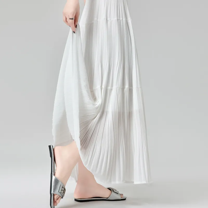 YINLEI Casual Long Skirt Women's-2
