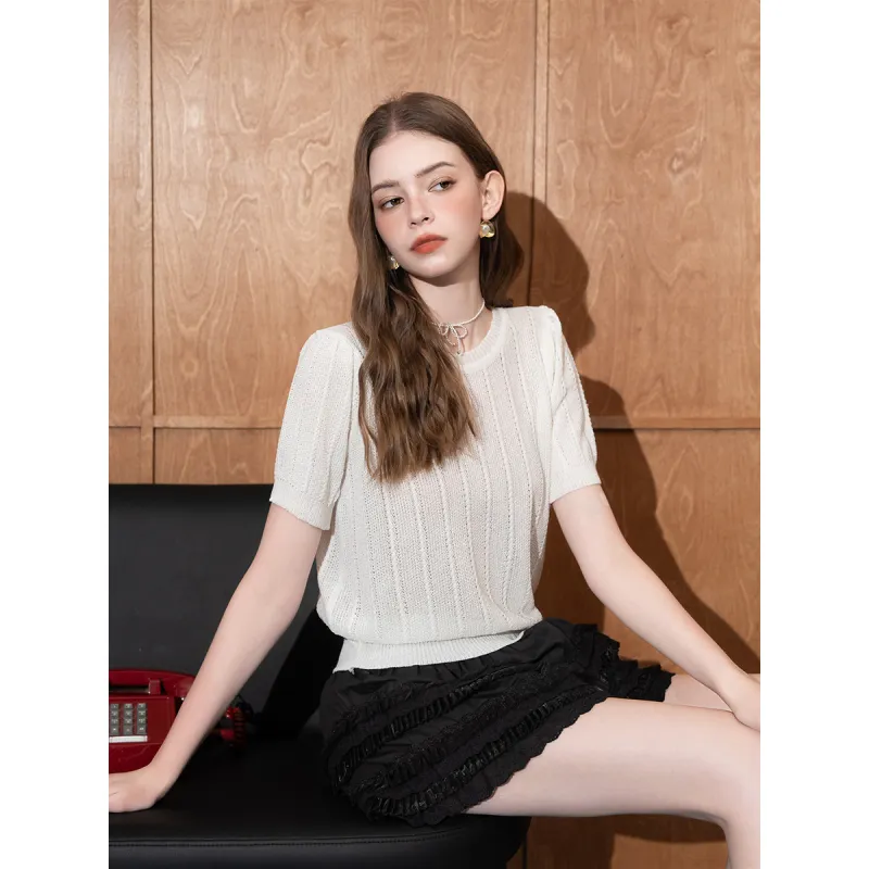 BANANA BABY Two Piece Skirt Sets Women's White-6