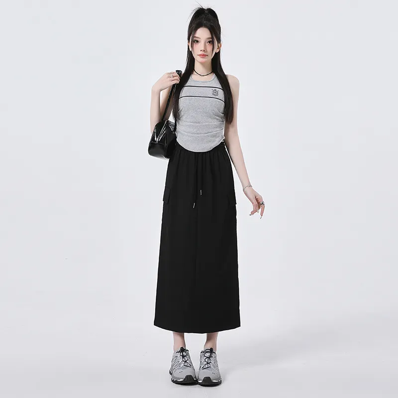 YINLEI Cargo Short Skirts Women's-1