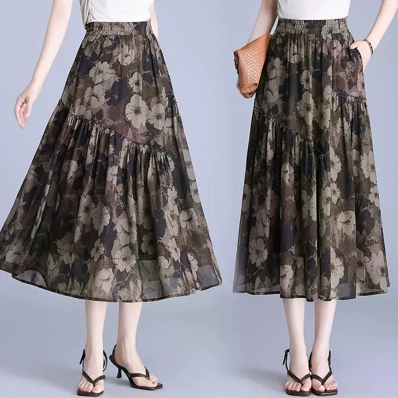 YIRANCHUN Casual Long Skirt Women's-2