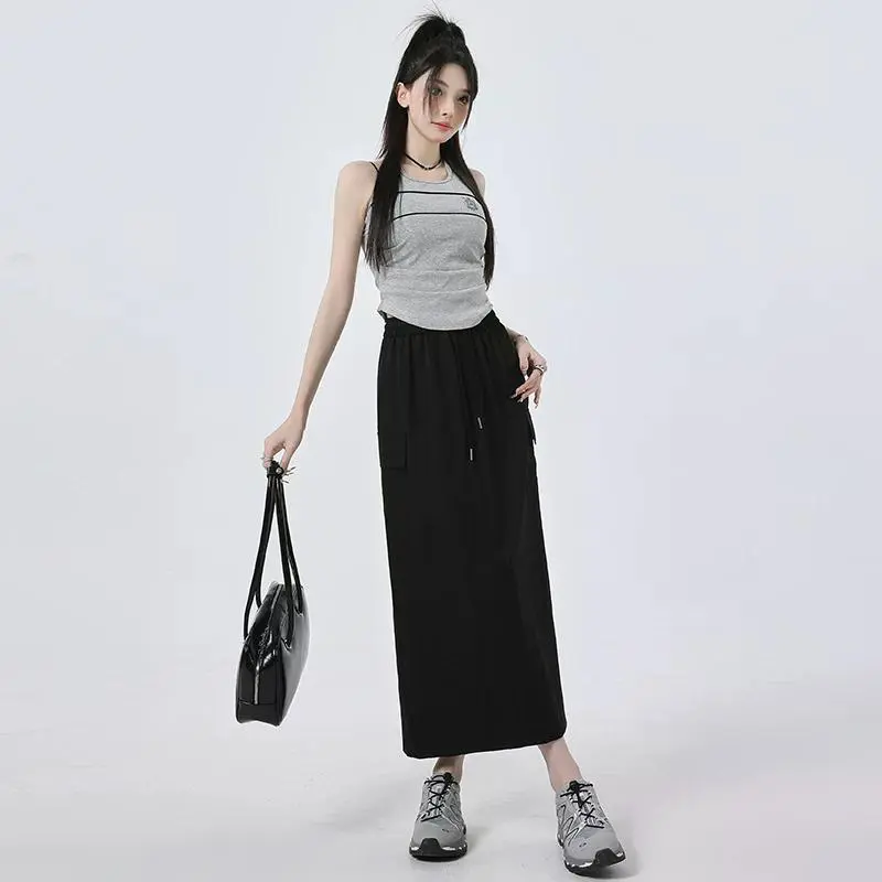 YINLEI Cargo Short Skirts Women's-2