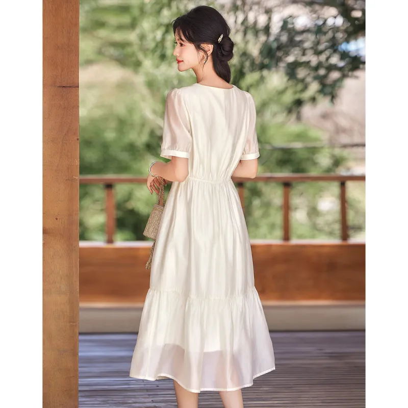 Like The Age Of Water Short Sleeved Dress Women's-3