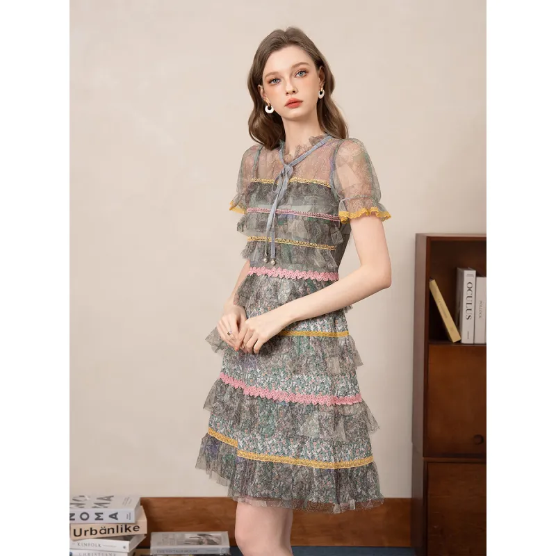 BANANA BABY Short Sleeved Dress Women's-1