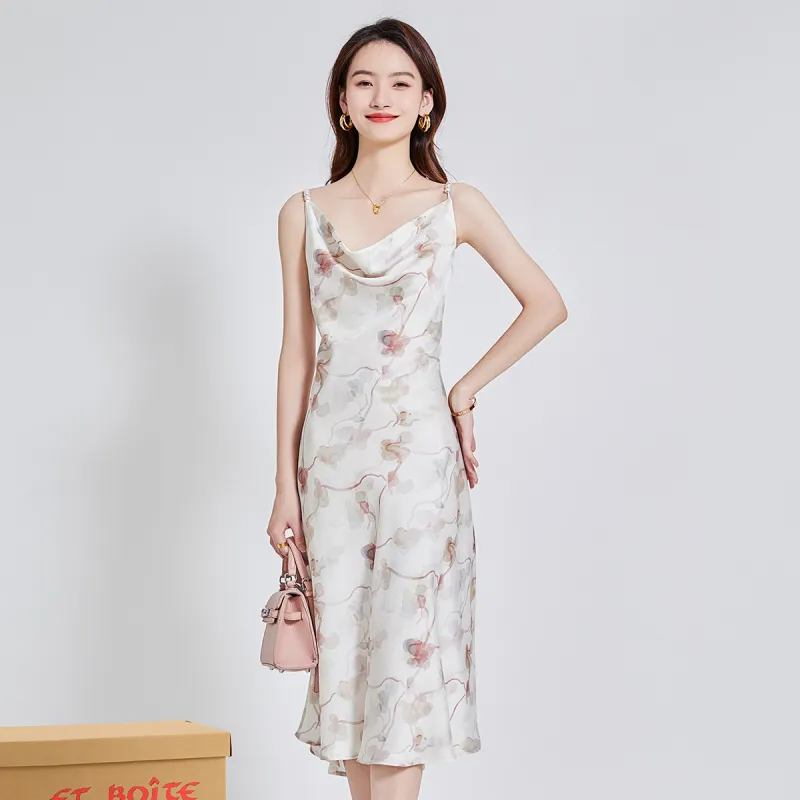 FAWENXIANGZI Slip Dress Women's-1