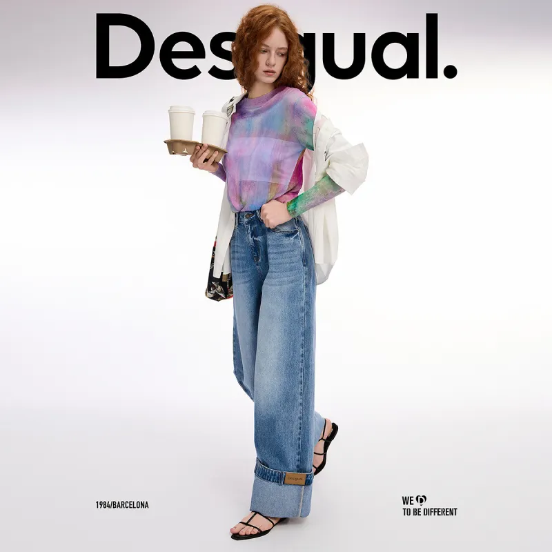 Desigual Jeans Women's Denim Blue-2