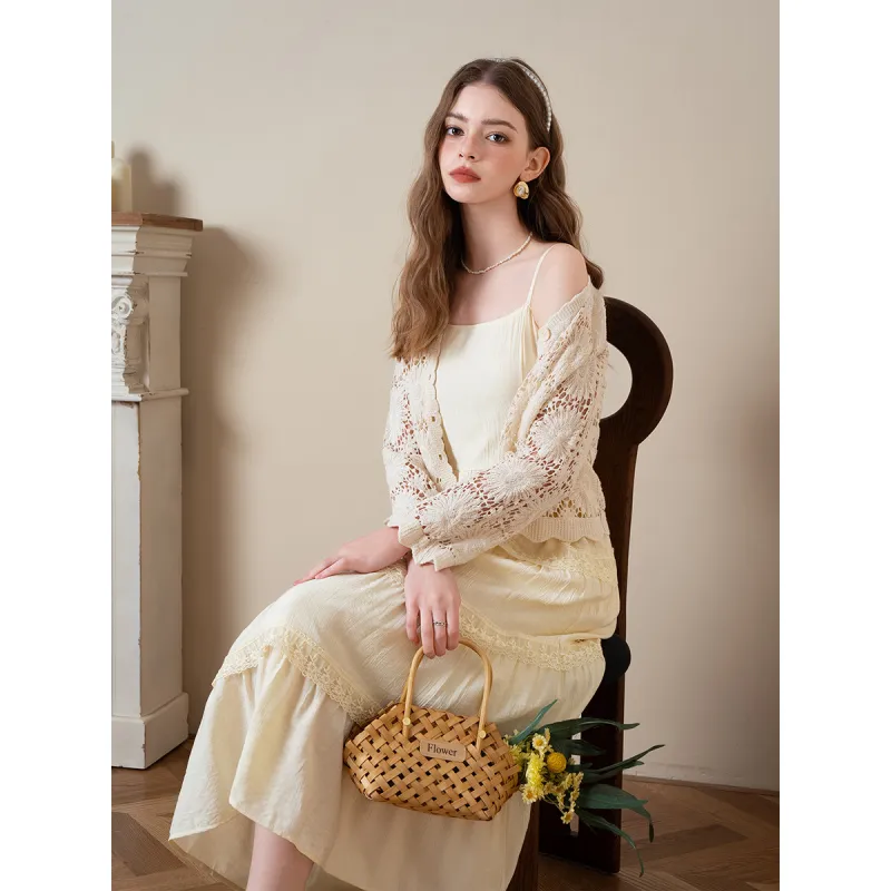 BANANA BABY Two Piece Skirt Sets Women's Apricot-3