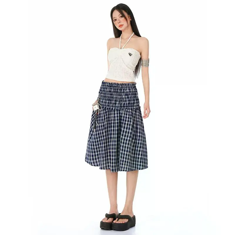 YINLEI Casual Long Skirt Women's-1