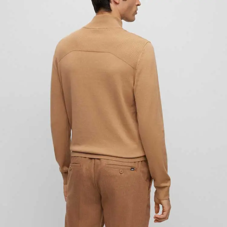 HUGO BOSS Sweaters Men Medium Beige-2
