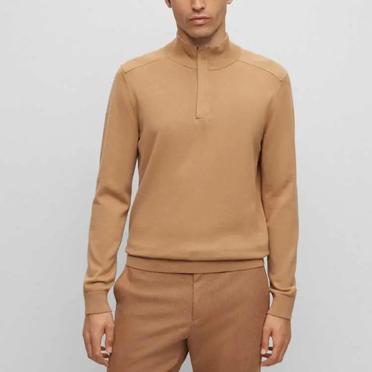 HUGO BOSS Sweaters Men Medium Beige-1