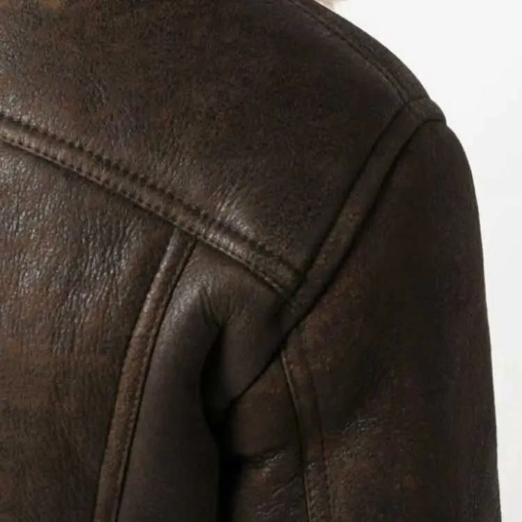 TOM FORD Leather Jackets Men Umber-4