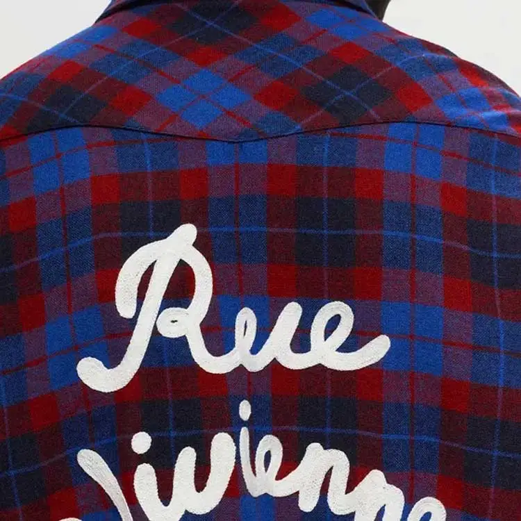 KENZO Plaid check Pattern Shirt-4
