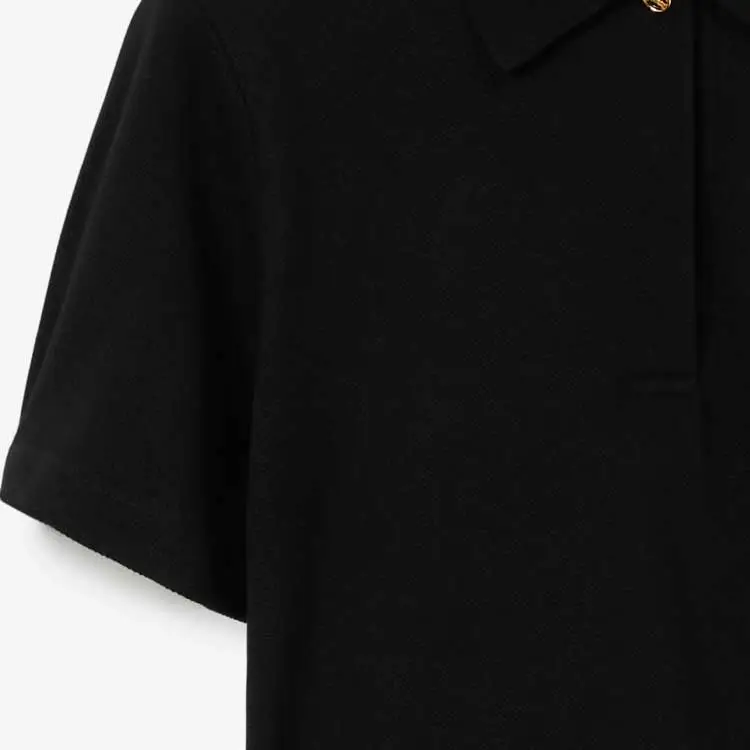 Burberry Polo Shirts Women's Black-4