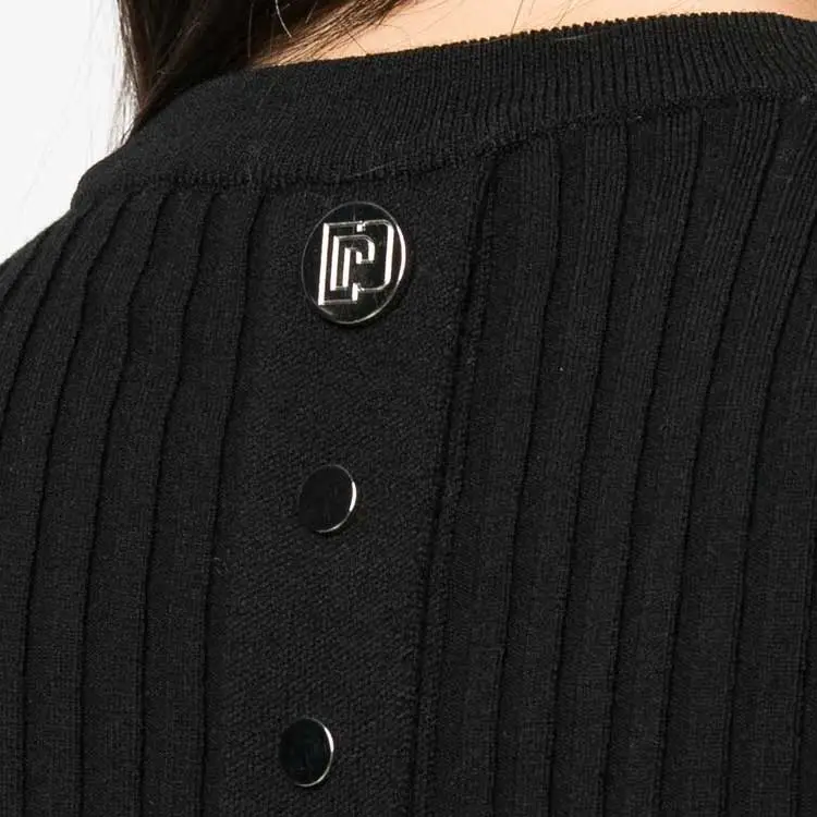 Rabanne Ribbed knit Wool blend Top-4