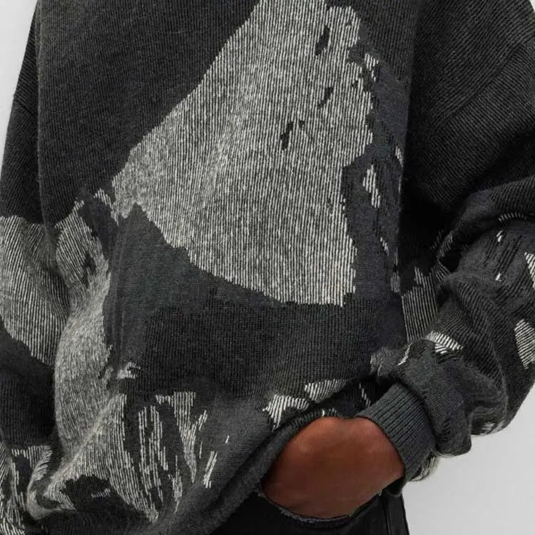 HUGO BOSS FW23 Sweater Men's Dark Gray-5