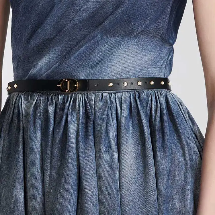 DIOR Sleeveless Dress Women's Blue-5