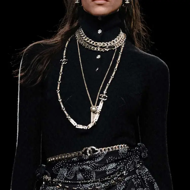 CHANEL Knitwear Women's Black-2