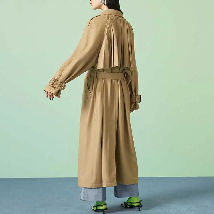 GUCCI Trench Coats Women's Camel-3