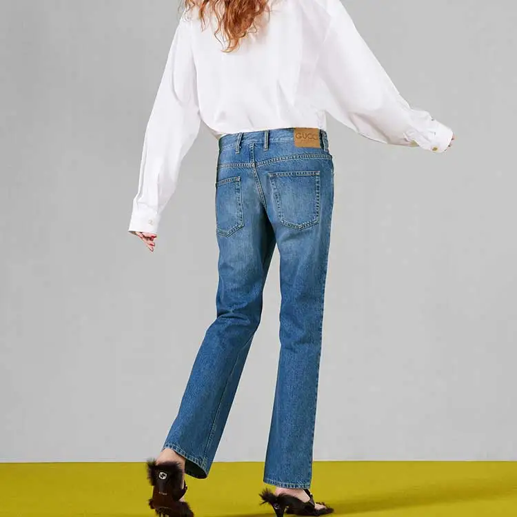 GUCCI Horsebit Denim Pants-2