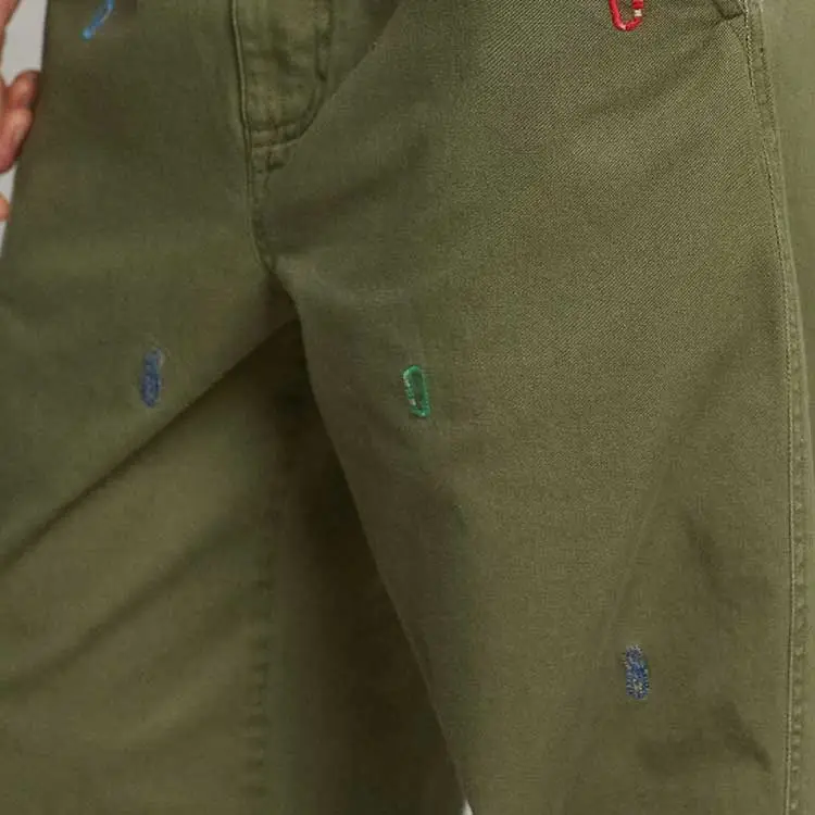 Polo Ralph Lauren Casual Pants Men Army Green-4