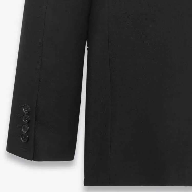SAINT LAURENT FW23 Business Suits Coats Men's Black-3