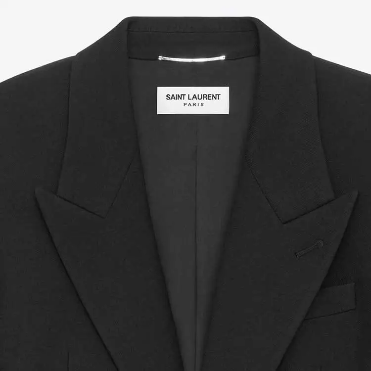 SAINT LAURENT FW23 Business Suits Coats Men's Black-2