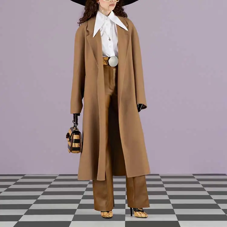 GUCCI Coats Women's Camel-2