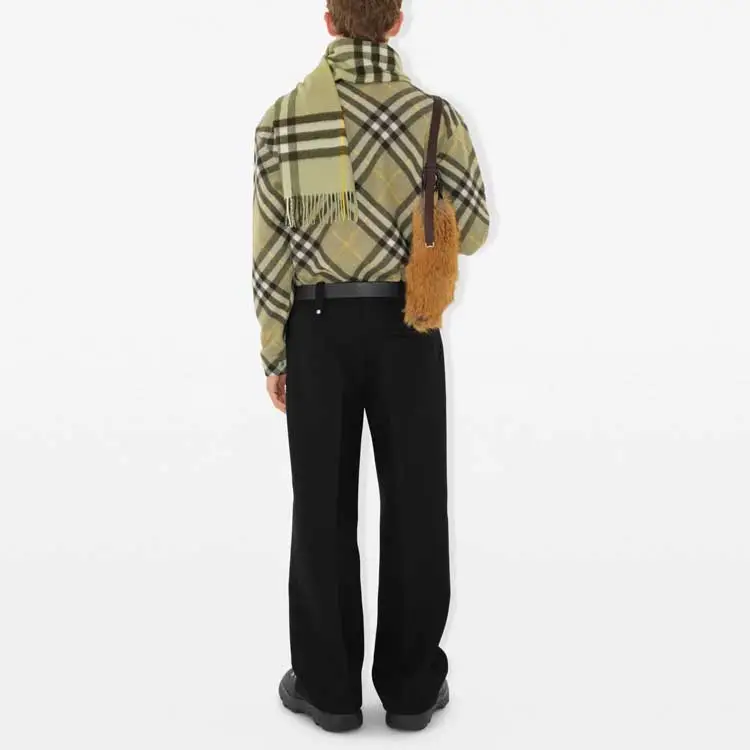 Burberry Checked Wool blend Shirt Jacket-2