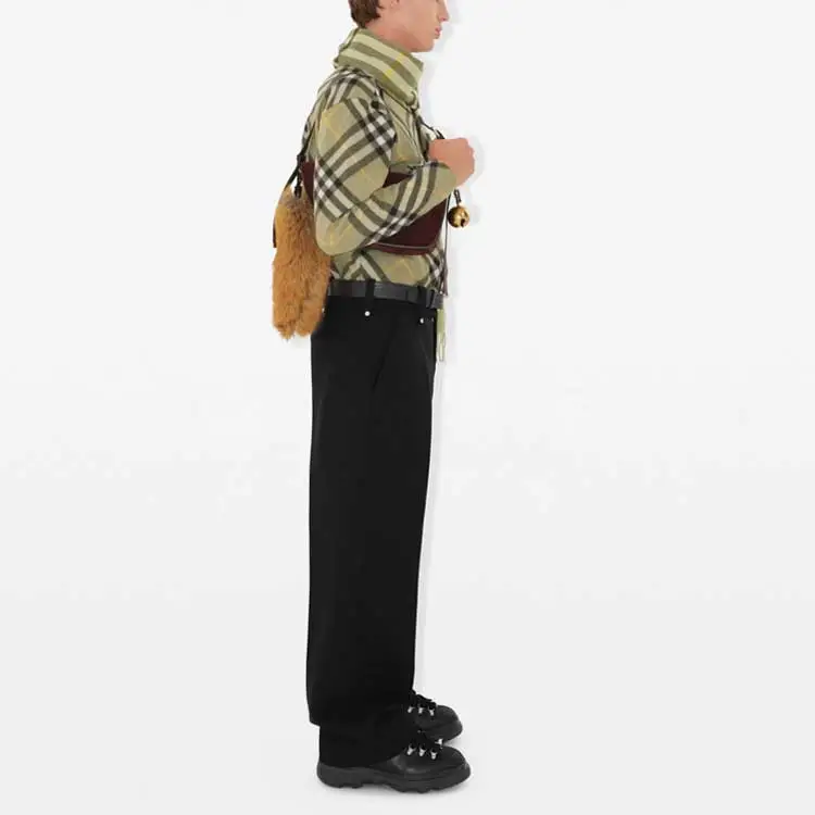 Burberry Checked Wool blend Shirt Jacket-3