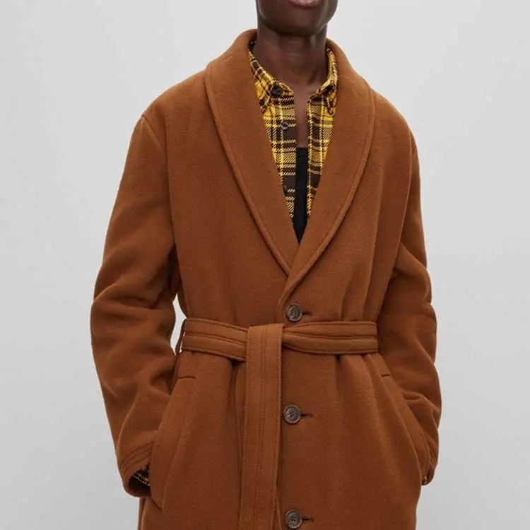 HUGO BOSS Coats Men Rusty Copper-1