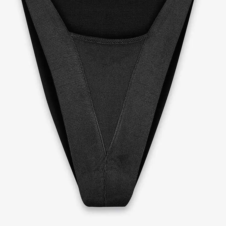 SAINT LAURENT Backless Sleeveless Bodysuit-4