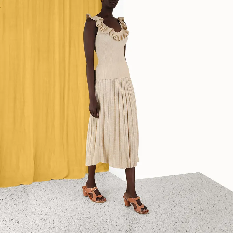 Zimmermann Devi Ruffle trim Tank Top-3
